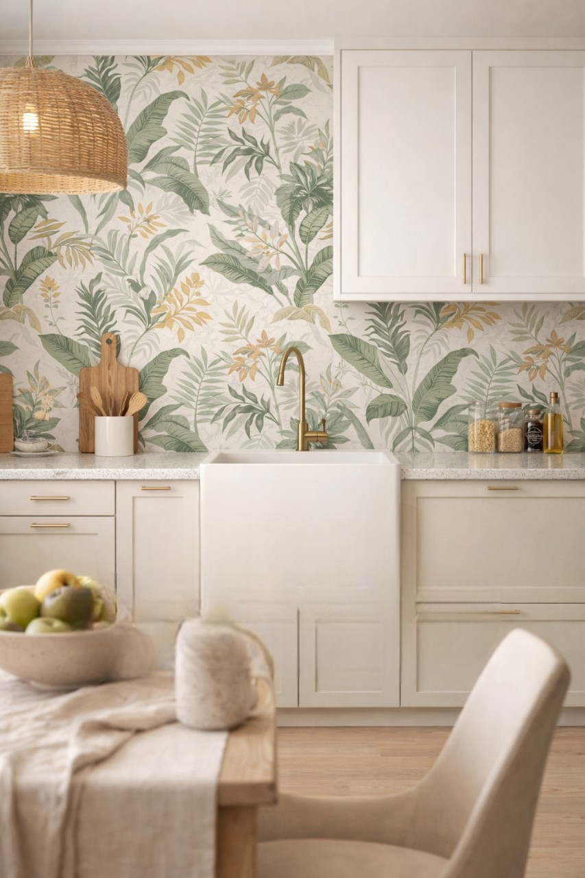 Обои для кухни